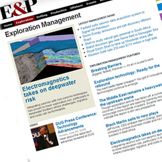 E&P Magazine Website